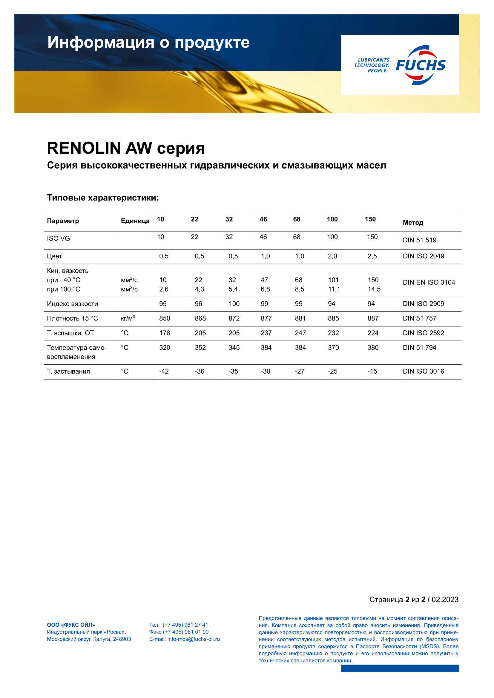 RENOLIN AW 68